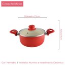 Ver imagem 4 de Kit 3 Caçarola Revest Cerâmico 2,0mm Class Home 20, 22, 24cm