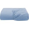 Lençol Avulso Com Elástico Queen Size Colchão Até 35 Cm De Altura 100% Algodão 200 Fios Percal - Azu - 1