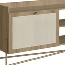 Ver mais imagens de Rack para Sala Bancada de Tv 70 Pol 183cm Arlo Hanover/dourado - Mpozenato