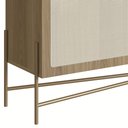 Ver imagem 6 de Rack para Sala Bancada de Tv 70 Pol 183cm Arlo Hanover/dourado - Mpozenato