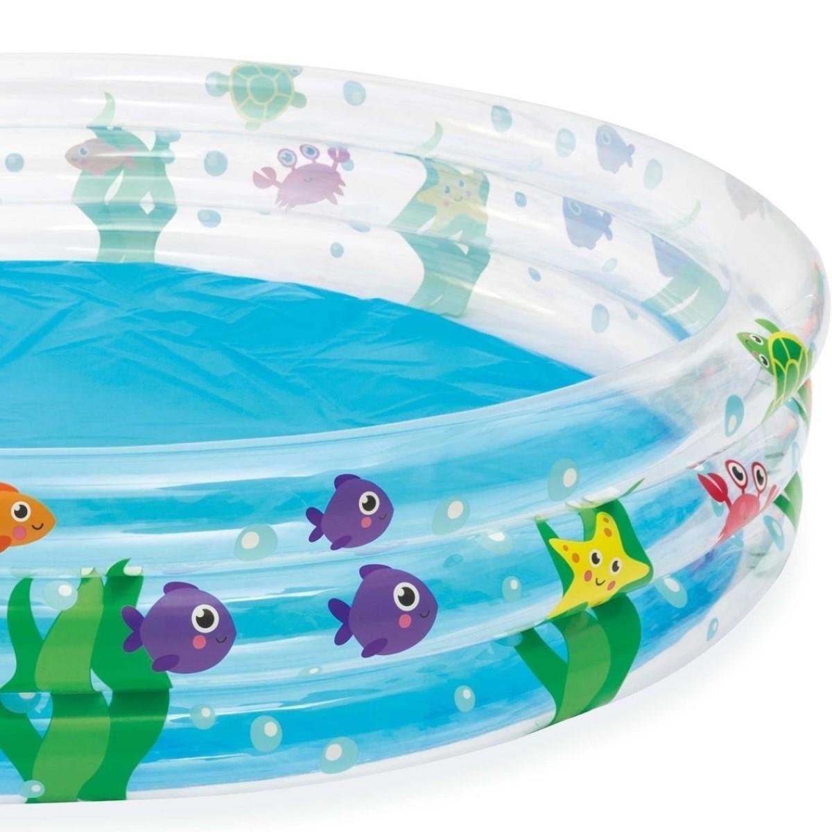 Piscina Inflável Infantil Deep Dive Bestway 480 Litros Nautika ...
