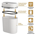 Ver imagem 2 de Lixeira Sensor Inteligente Automática Sofisticada 12 Litros