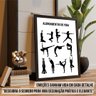 Quadro para Alongamento Yoga Decoração Espaço Sala de Beleza - 4