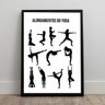 Quadro para Alongamento Yoga Decoração Espaço Sala de Beleza - 3