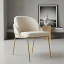 Ver imagem 2 de Cadeira Poltrona Decorativa Nuvem Premium Orgânico:bouclé Off White