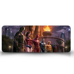 Mouse Pad Gamer Liga da Justiça - 90cm x 35cm - 1