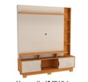 Ver imagem 2 de Estante para TV e Home Theater até 55 Polegadas 189CMX160CM Pés em Madeira Maciça Loft
