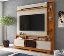 Ver imagem 1 de Estante para TV e Home Theater até 55 Polegadas 189CMX160CM Pés em Madeira Maciça Loft