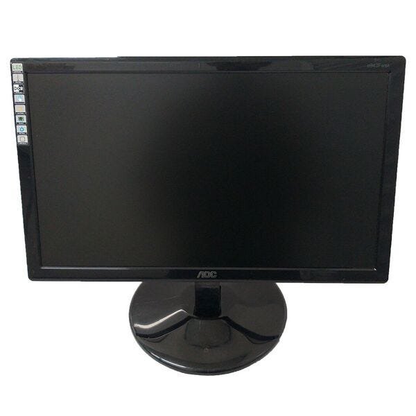 Monitor LED Aoc E943Fwsk 18,5 Polegadas Wide + Fonte + Cabo Vga ...