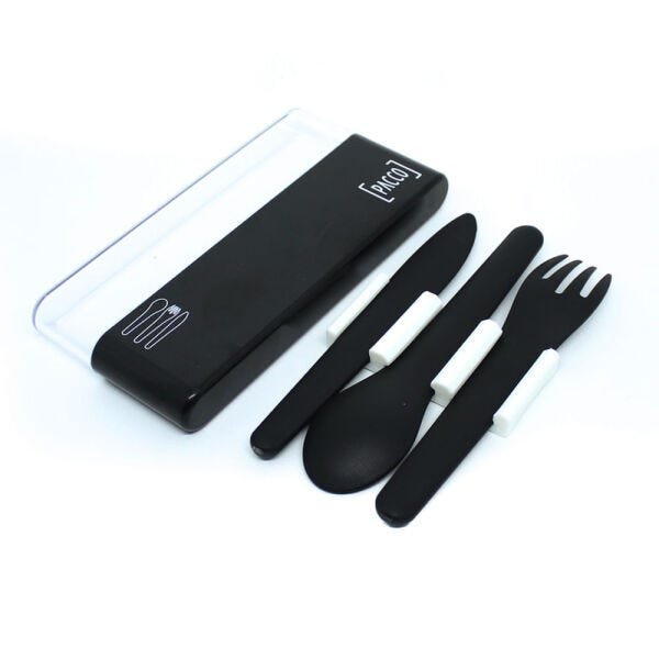 Conjunto de Talheres Easy Set Pacco Preto - 3