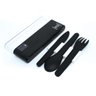 Conjunto de Talheres Easy Set Pacco Preto - 3