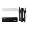 Conjunto de Talheres Easy Set Pacco Preto - 2