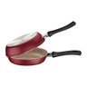 Omeleteira Loreto em Alumínio Antiaderente Starflon Vermelho 20 Cm - Tramontina 20123820 - 1