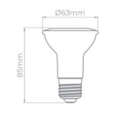Ver imagem 3 de Lâmpada Par 20 4,5W 2700K Bivolt