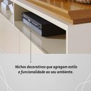 Ver imagem 7 de Rack Bancada 3 Gavetas Tvs até 75 Polegadas Selene - Cinamomo/off White