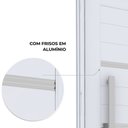 Ver imagem 3 de Porta de Alumínio Pivotante com Friso Puxador Fechadura Digital 225cm X 130cm Lucasa Eccellente