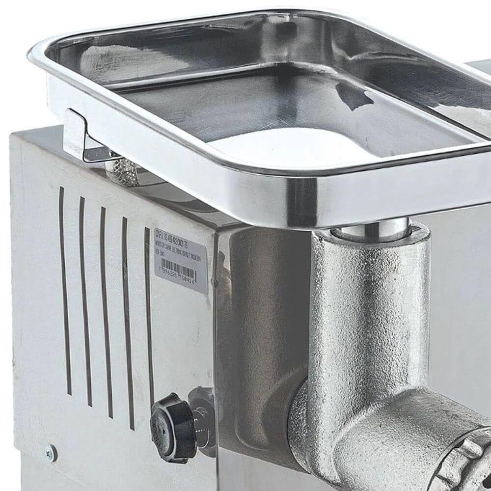 Moedor de Carne Elétrico Bivolt Inox Industrial 80 Kg Hora - 3