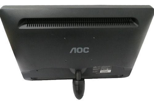 Monitor Aoc LCD 21,5 F22 Widescreen + Cabos - Glossy Piano Black - 110V/220V (Bivolt) - 7