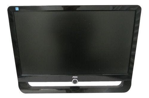 Monitor Aoc LCD 21,5 F22 Widescreen + Cabos - Glossy Piano Black - 110V/220V (Bivolt) - 4