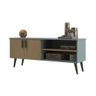 Rack para Tv até 65 Polegadas Catar 2 Portas Grey/nogal - Deibe Móveis - 2