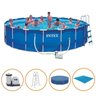 Piscina Intex 24.310 litros Estrutural Metal Frame Completa - 220V - 1