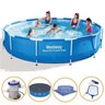 Piscina Estrutural 6.473 Litros + Filtro + Capa + Forro + Kit Limpeza Bestway - 110v - 1