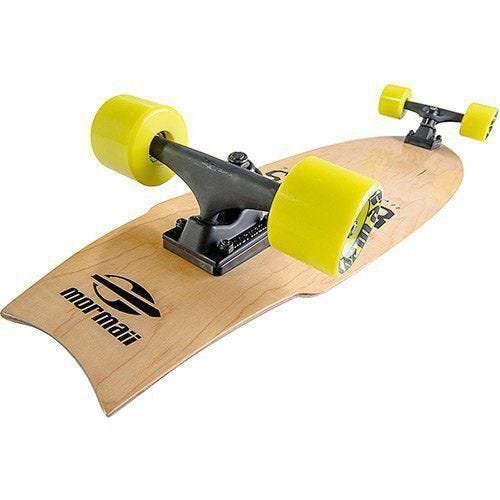 Skate Longboard Fishtail Cruiser Abec 7 Skape Maple Mormaii - Marron - 3