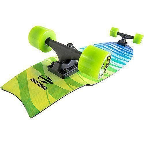 Skate Longboard Fishtail Cruiser Abec 7 Skape Maple Mormaii - Marron - 6