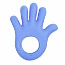 Ver imagem 2 de Mordedor para Bebê - Mãozinha - Azul - Pais e Filhos