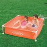 Piscina Infantil Estrutural Retangular 337l - Intex - Laranja - 3