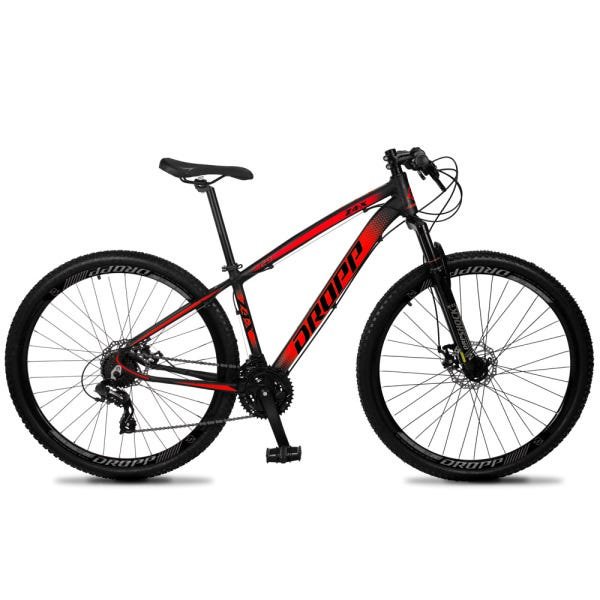 Bicicleta Aro 29 Dropp Z4-X Câmbio Dropp 24v Freio a Disco Preto e Vermelho - 1