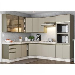 Cozinha Modulada Connect 11 Peças Duna/Cristal - Móveis Henn - 2