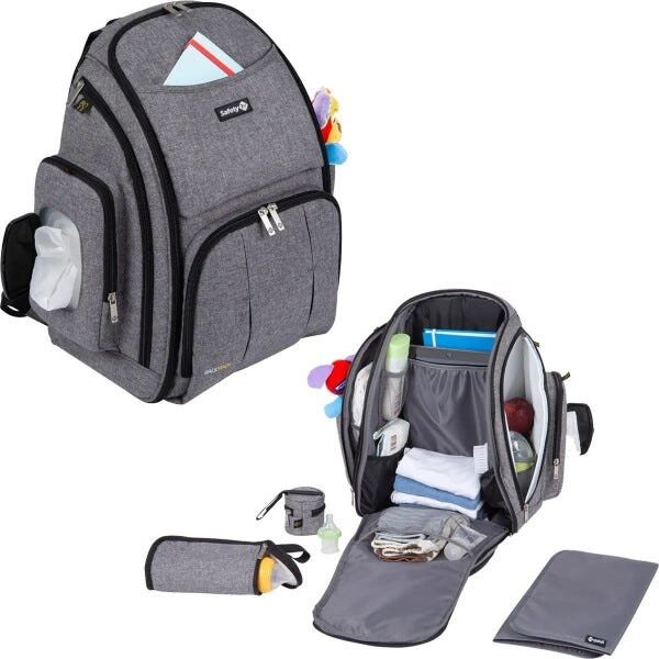 Mochila de Bebe Multifuncional Maternidade Black Pack Safety 1st