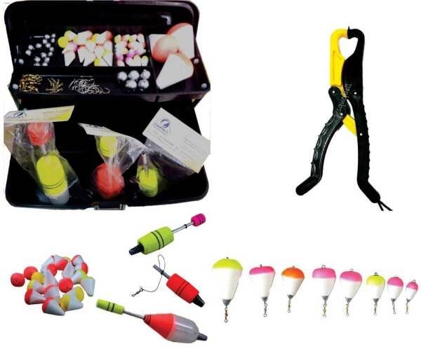 Kit Pesqueiro Completo - Cevadeira Boias Anzol + Acessórios - 1