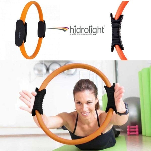 Anel De Exercícios Pilates Yoga Funcional Hidrolight - 6