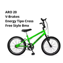 Ver imagem 2 de Bicicleta Energy Cross F.style - Aro 20- Verde-ello Bike