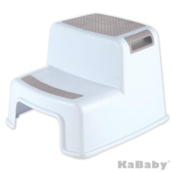 Degrau Escadinha Infantil Bebê Aderente Antiderrapante Para Banheiro New Style Kababy - Cinza - 4
