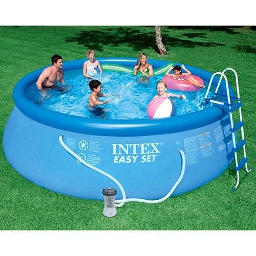 Piscina Intex 14141 Litros Completa Filtro Escada Capa Forro Bomba Filtrante 110v #28167 - 2