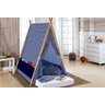 KIT CABANA INFANTIL 1,60 X 1,40 - 3 CORES - Azul escuro - 3