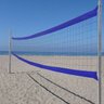 Kit Rede Marcação Fita para Futevôlei Competição - Azul/Vermelho Branco - 3