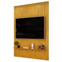 Ver imagem 5 de Painel Tv 65 Pol 183cm Suspenso Ripado Noah D04 Cedro - Mpozenato