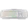 Teclado Gamer USB Semi-Mecânico com Iluminação LED e Acabamento em Metal Exbom BK-G200 Branco - 3