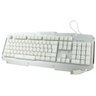 Teclado Gamer USB Semi-Mecânico com Iluminação LED e Acabamento em Metal Exbom BK-G200 Branco - 1