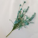 Ver imagem 2 de Buquê Flores Artificiais Azuis 50cm