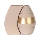 Ver imagem 1 de Par de Vasos Turim em Cerâmica Fosca de Sala - Bege Golden