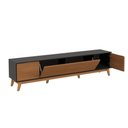 Ver imagem 7 de Rack Kappesberg 3 Portas Preto Fosco/chumbo 218cm