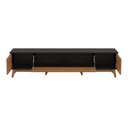 Ver mais imagens de Rack Kappesberg 3 Portas Preto Fosco/chumbo 218cm