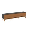 Ver imagem 2 de Rack Kappesberg 3 Portas Preto Fosco/chumbo 218cm