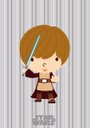 Ver imagem 2 de Kit 2 Quadros Star Wars Princesa Leia e Luke