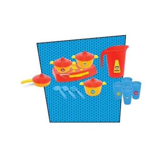 Jogo De Cozinha Infantil Panelinhas Em Inox 8904 - Braskit